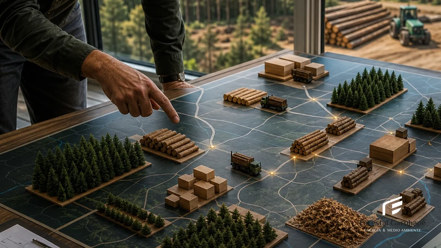 Diseño de matriz productiva forestal